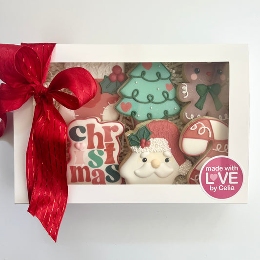 Christmas Cookies Gift Box x6