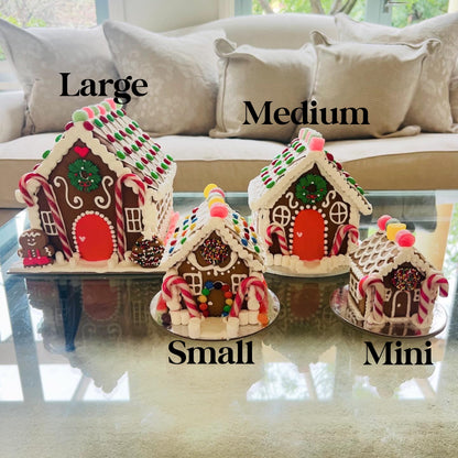 Decorated Gingerbread House MEDIUM